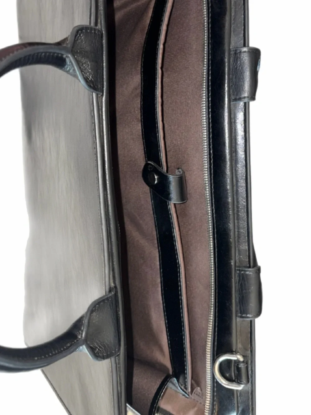 Bostanten Carol Women's Black Leather Briefcase — Capable